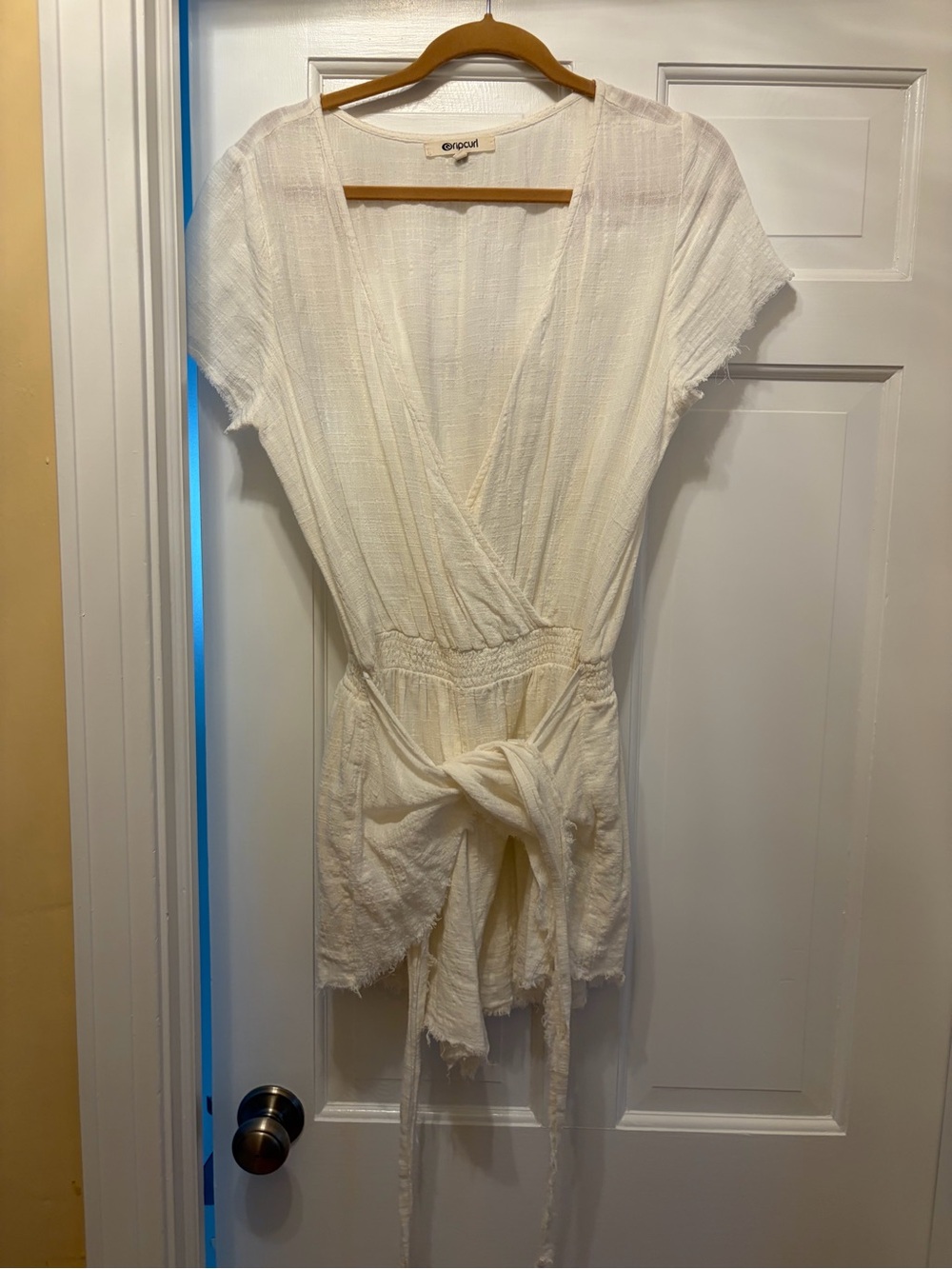 Rip Curl Women's Cream Wrap Gauze Romper